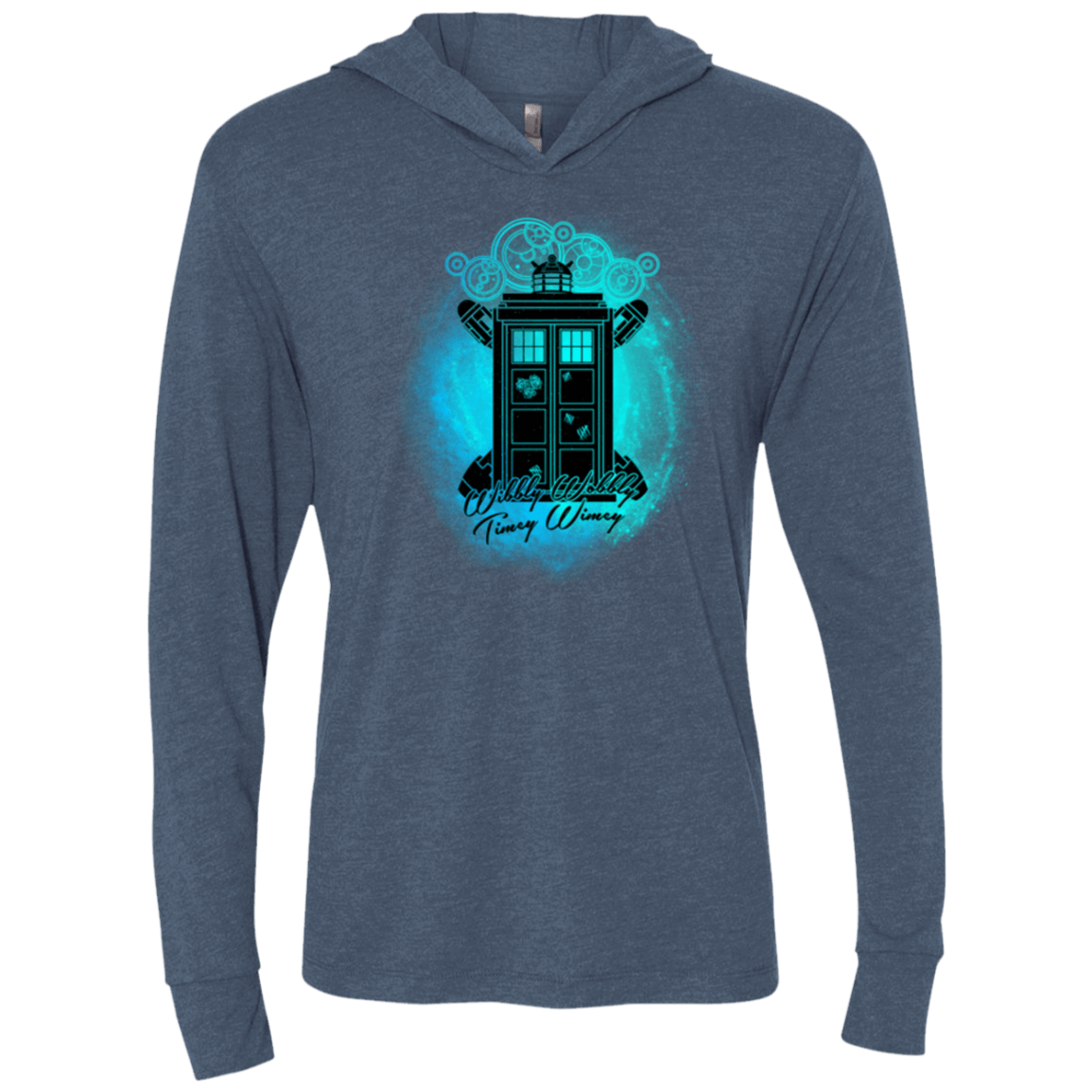 T-Shirts Indigo / X-Small WWTW Triblend Long Sleeve Hoodie Tee