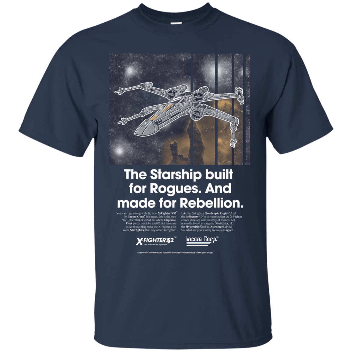 T-Shirts Navy / Small X-Fighter T-Shirt