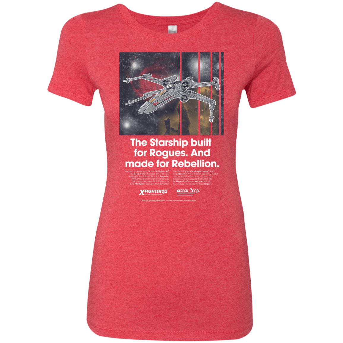 T-Shirts Vintage Red / Small X-Fighter Women's Triblend T-Shirt
