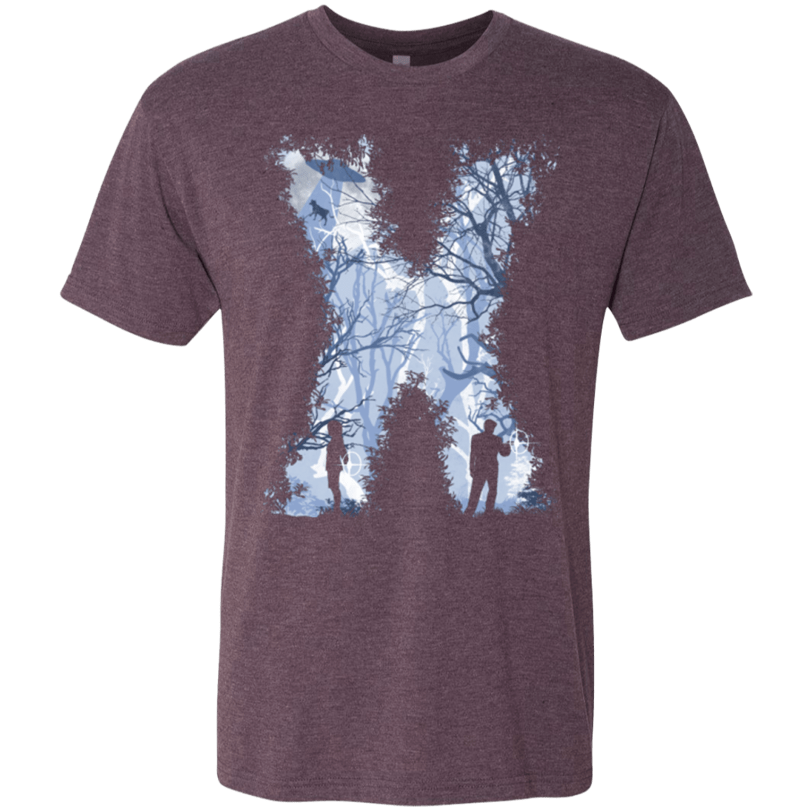 T-Shirts Vintage Purple / Small X marks the spot Men's Triblend T-Shirt