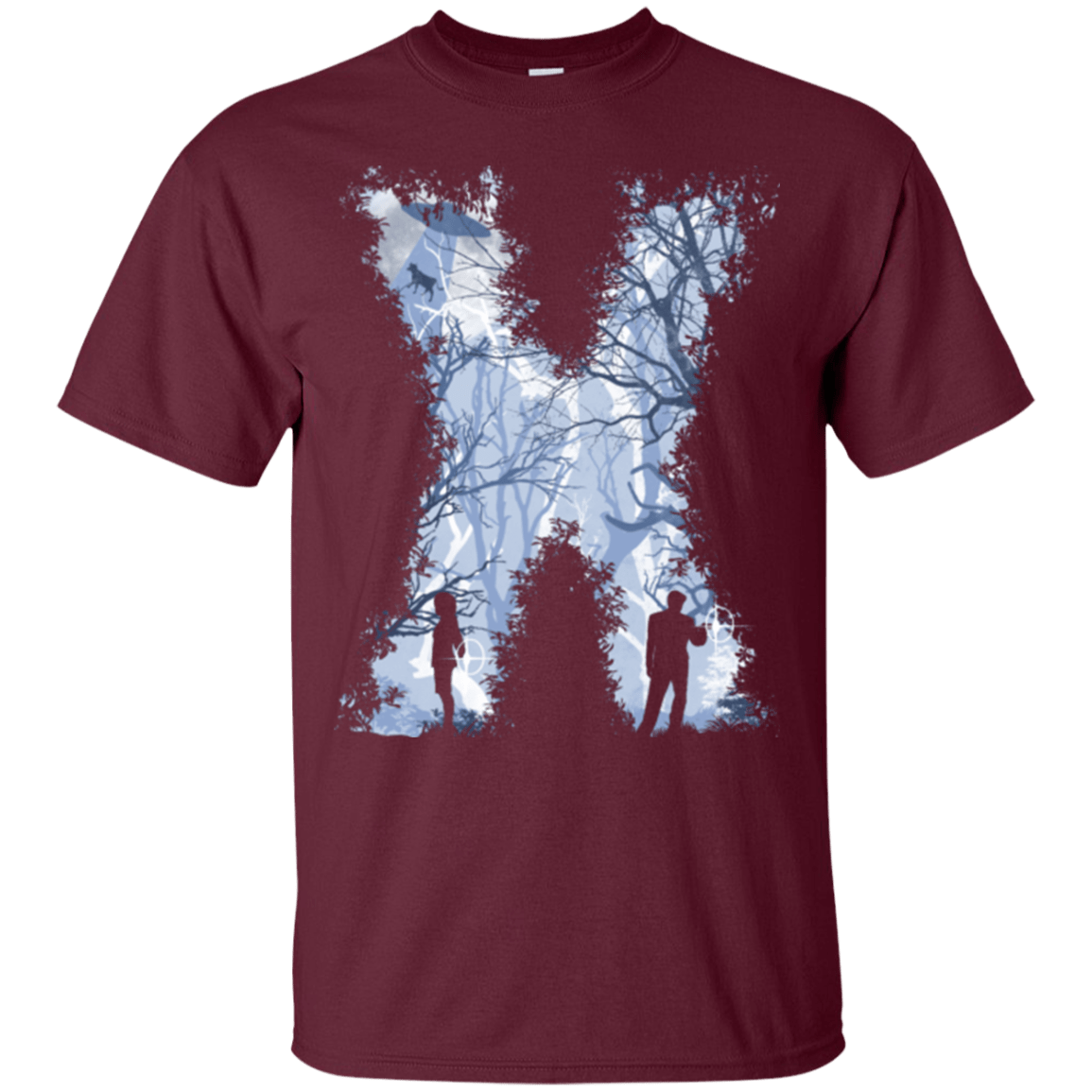 T-Shirts Maroon / Small X marks the spot T-Shirt