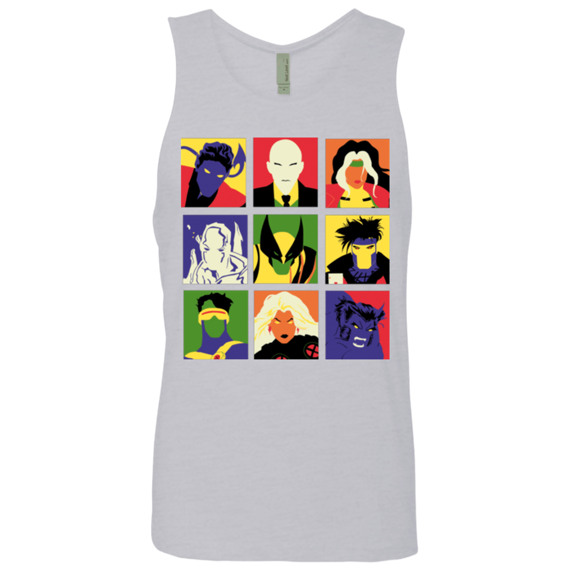 T-Shirts Heather Grey / Small X pop Men's Premium Tank Top
