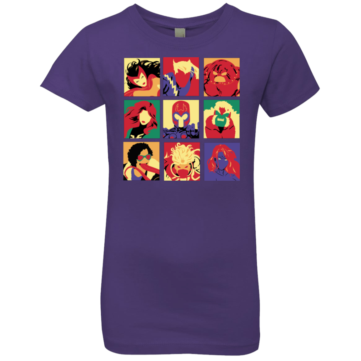 T-Shirts Purple Rush / YXS X villains pop Girls Premium T-Shirt