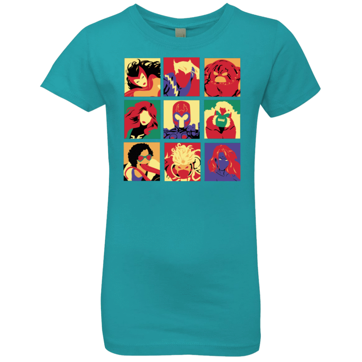 T-Shirts Tahiti Blue / YXS X villains pop Girls Premium T-Shirt