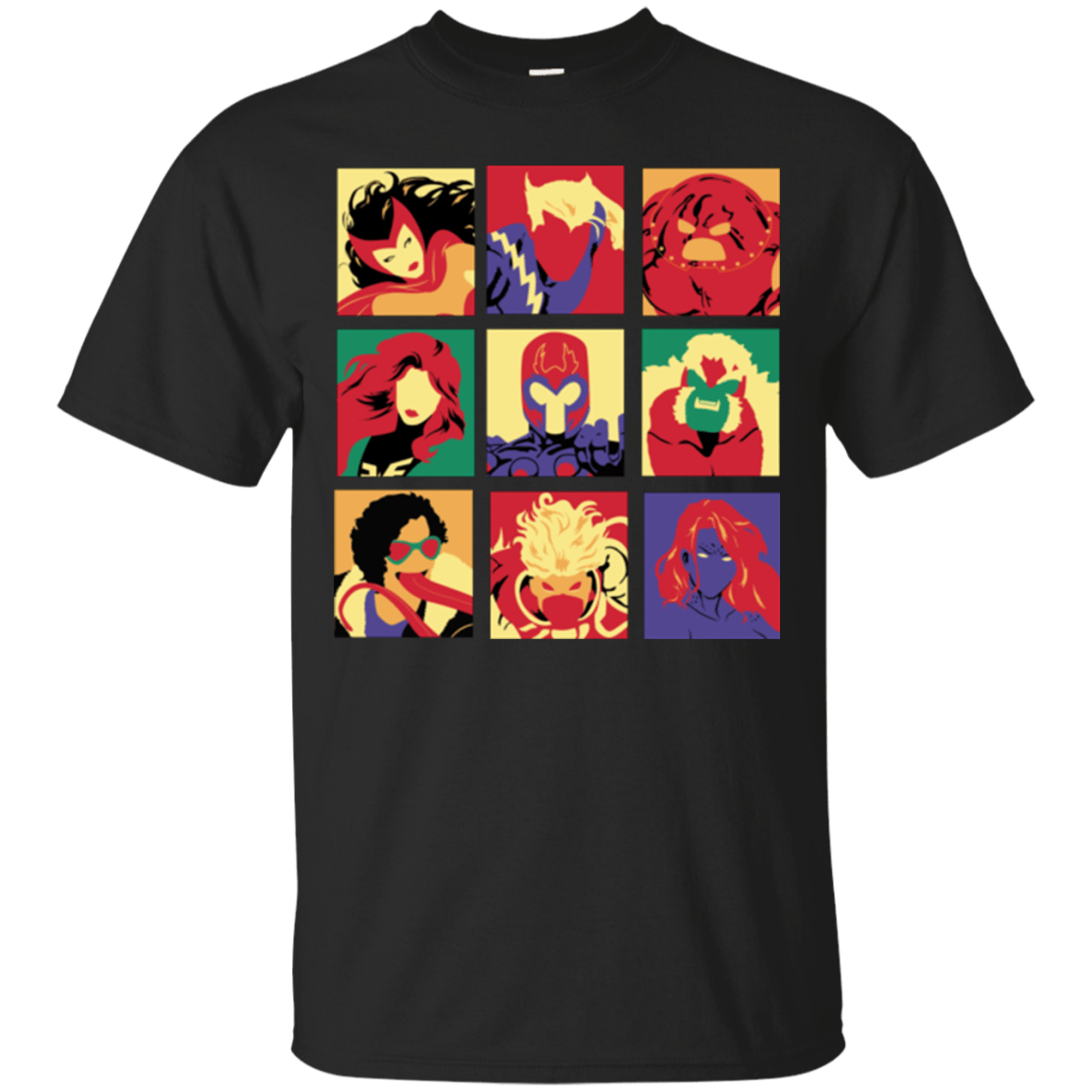 T-Shirts Black / Small X villains pop T-Shirt