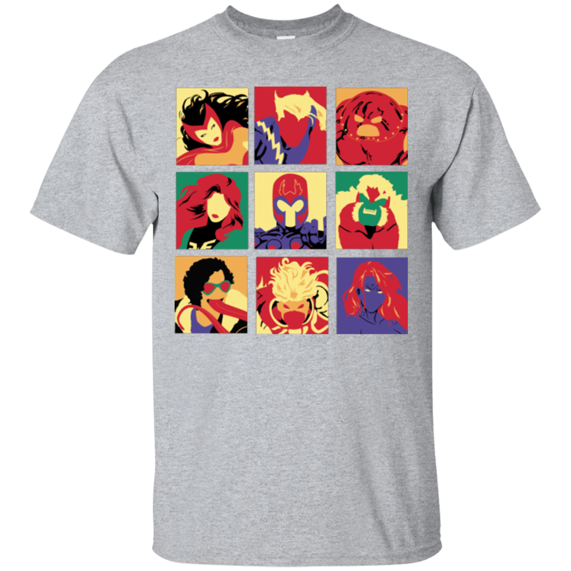 T-Shirts Sport Grey / Small X villains pop T-Shirt