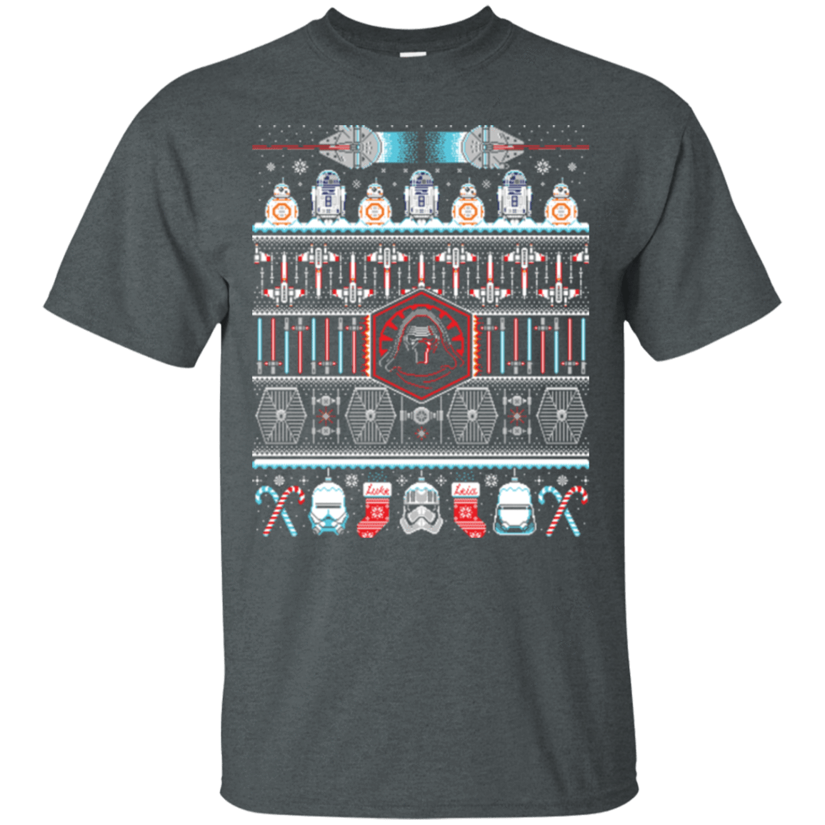 T-Shirts Dark Heather / Small Xmas Awakens T-Shirt