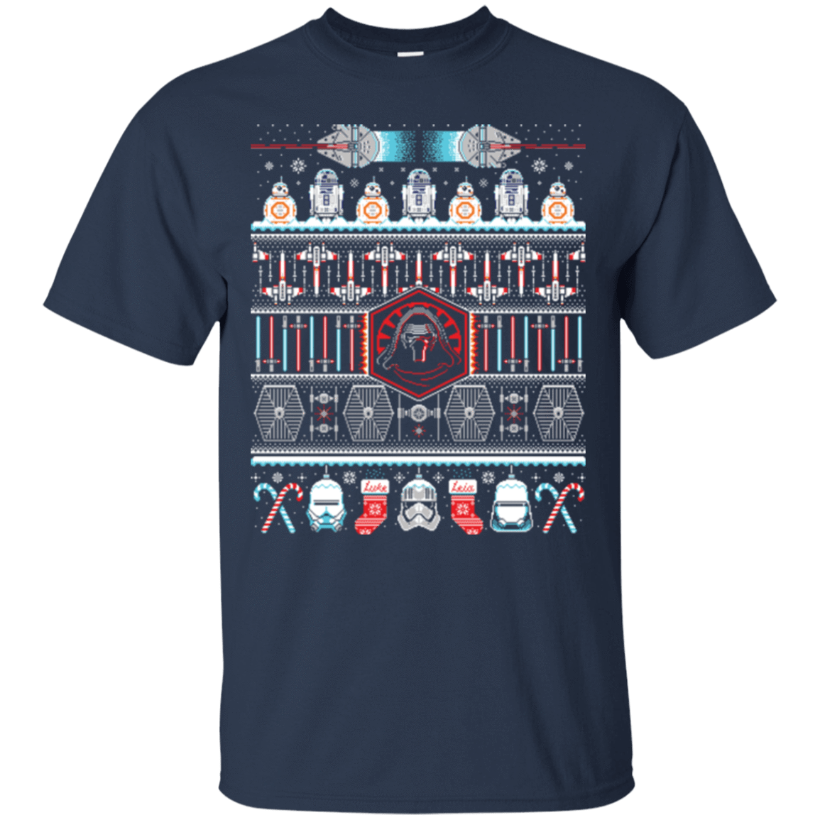 T-Shirts Navy / Small Xmas Awakens T-Shirt