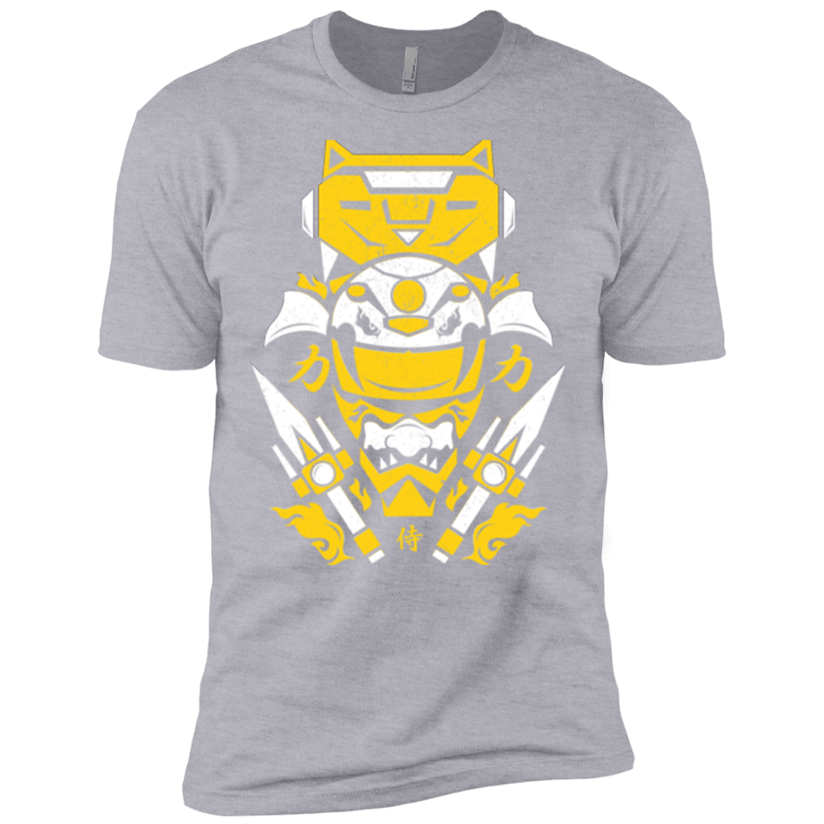 T-Shirts Heather Grey / X-Small Yellow Ranger Men's Premium T-Shirt