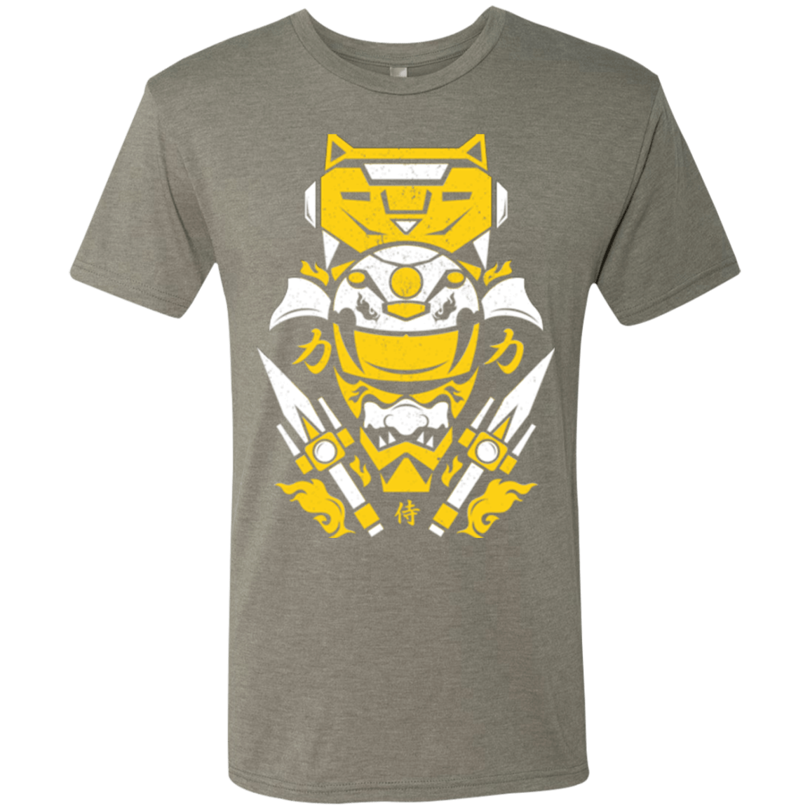 T-Shirts Venetian Grey / Small Yellow Ranger Men's Triblend T-Shirt