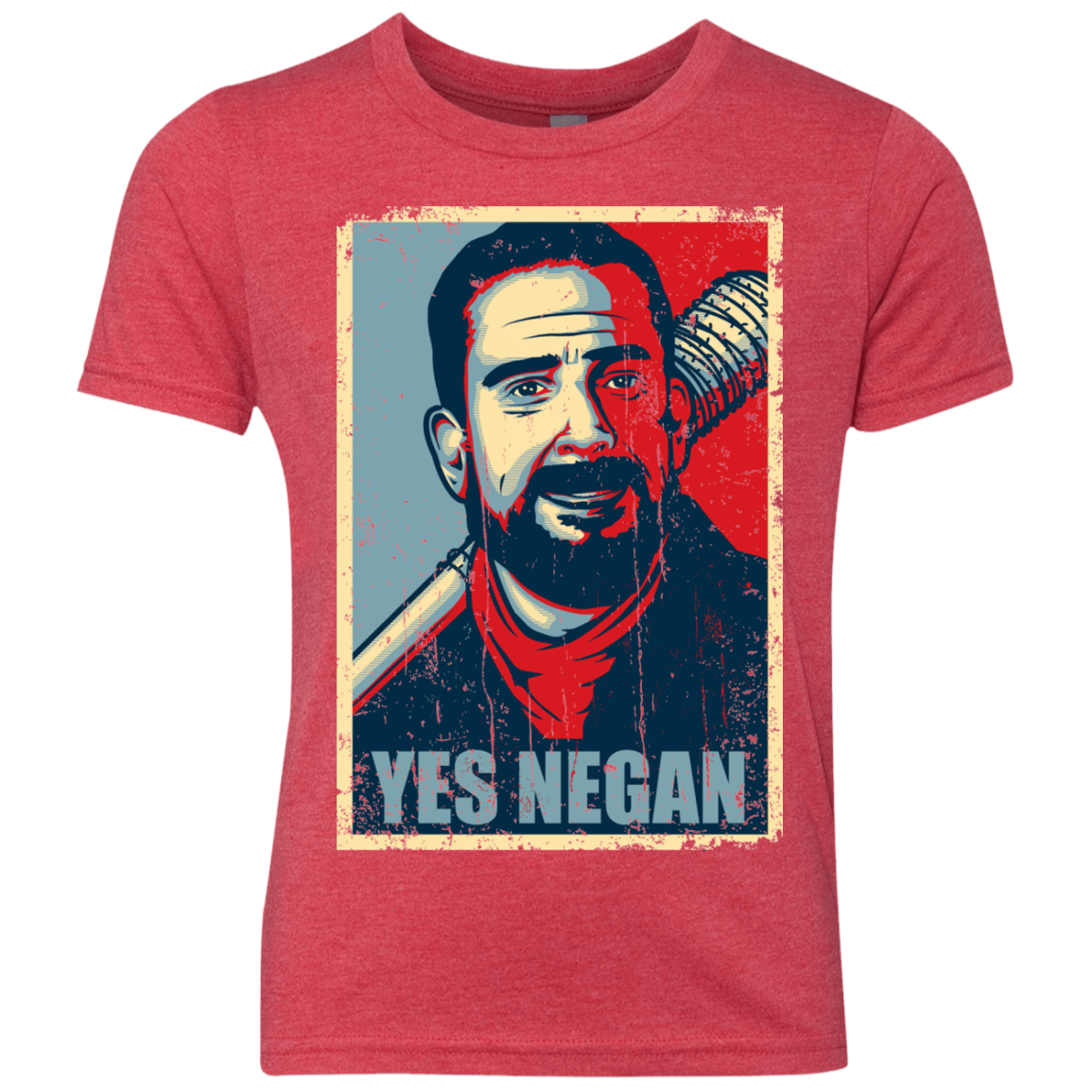 T-Shirts Vintage Red / YXS Yes Negan Youth Triblend T-Shirt