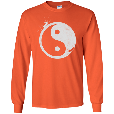 Yin Yang Surfer Men's Long Sleeve T-Shirt
