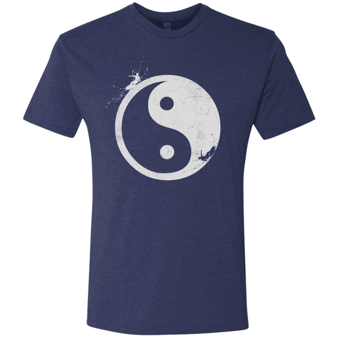 T-Shirts Vintage Navy / S Yin Yang Surfer Men's Triblend T-Shirt