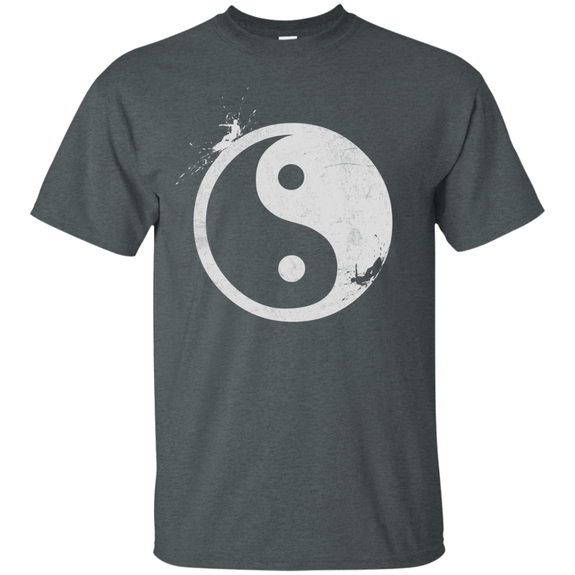 T-Shirts Dark Heather / S Yin Yang Surfer T-Shirt