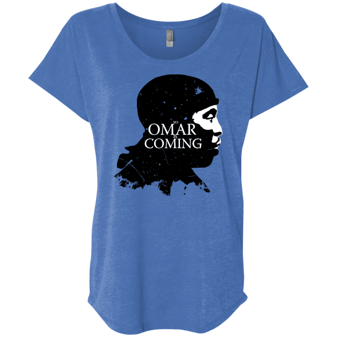 T-Shirts Vintage Royal / X-Small Yo Omar Is Coming Triblend Dolman Sleeve