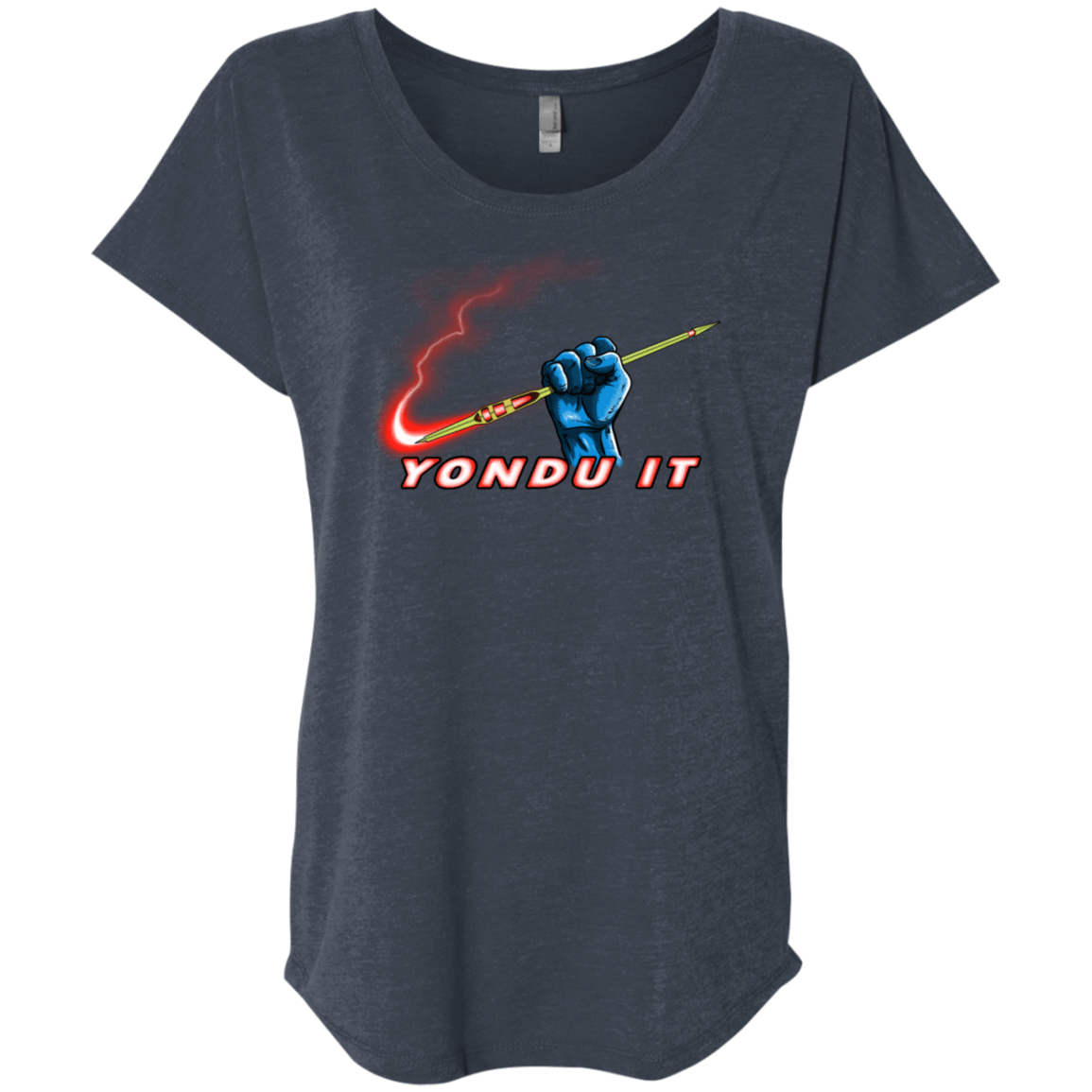 T-Shirts Vintage Navy / X-Small Yondu It Triblend Dolman Sleeve