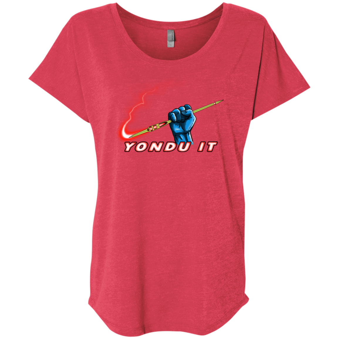 T-Shirts Vintage Red / X-Small Yondu It Triblend Dolman Sleeve