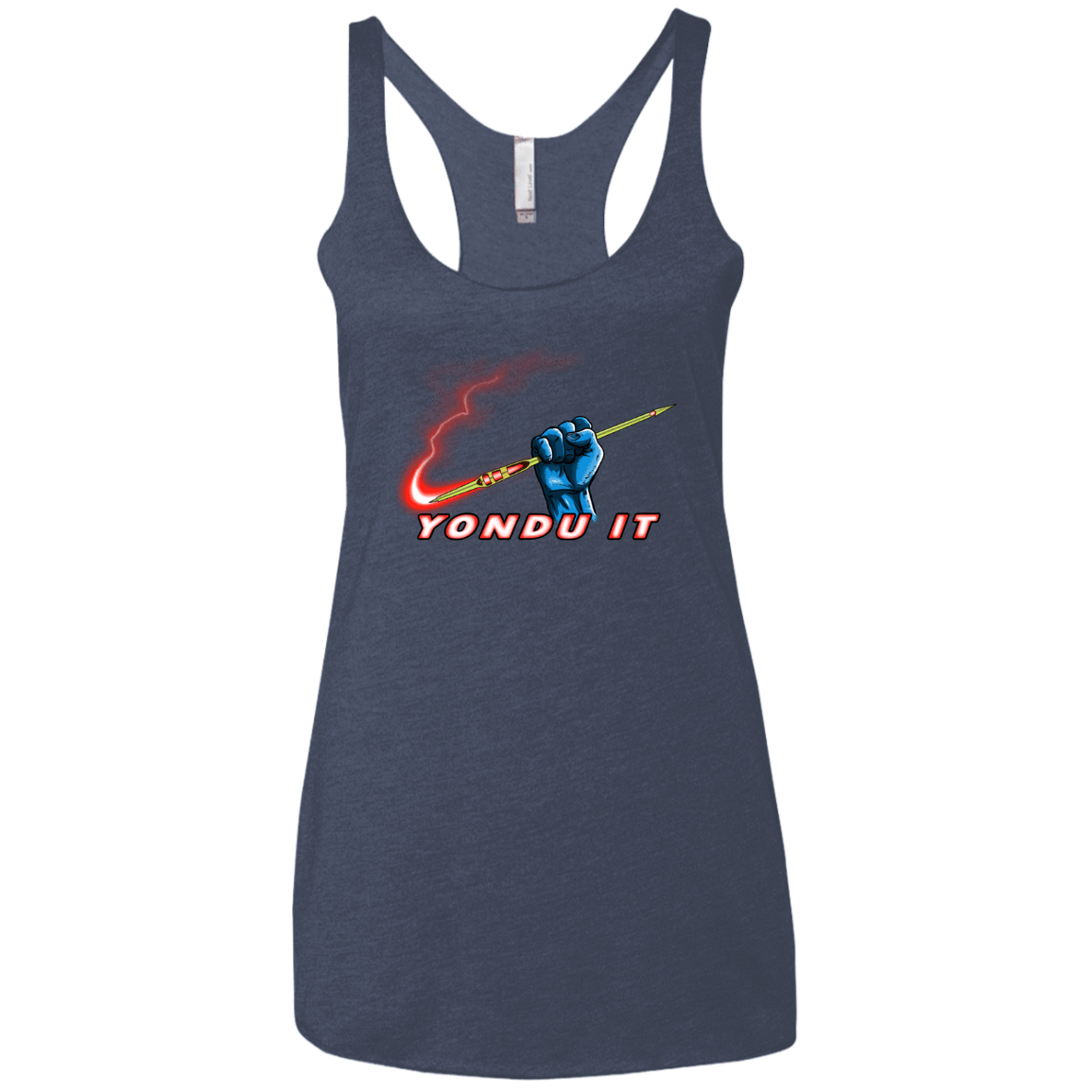 T-Shirts Vintage Navy / X-Small Yondu It Women's Triblend Racerback Tank