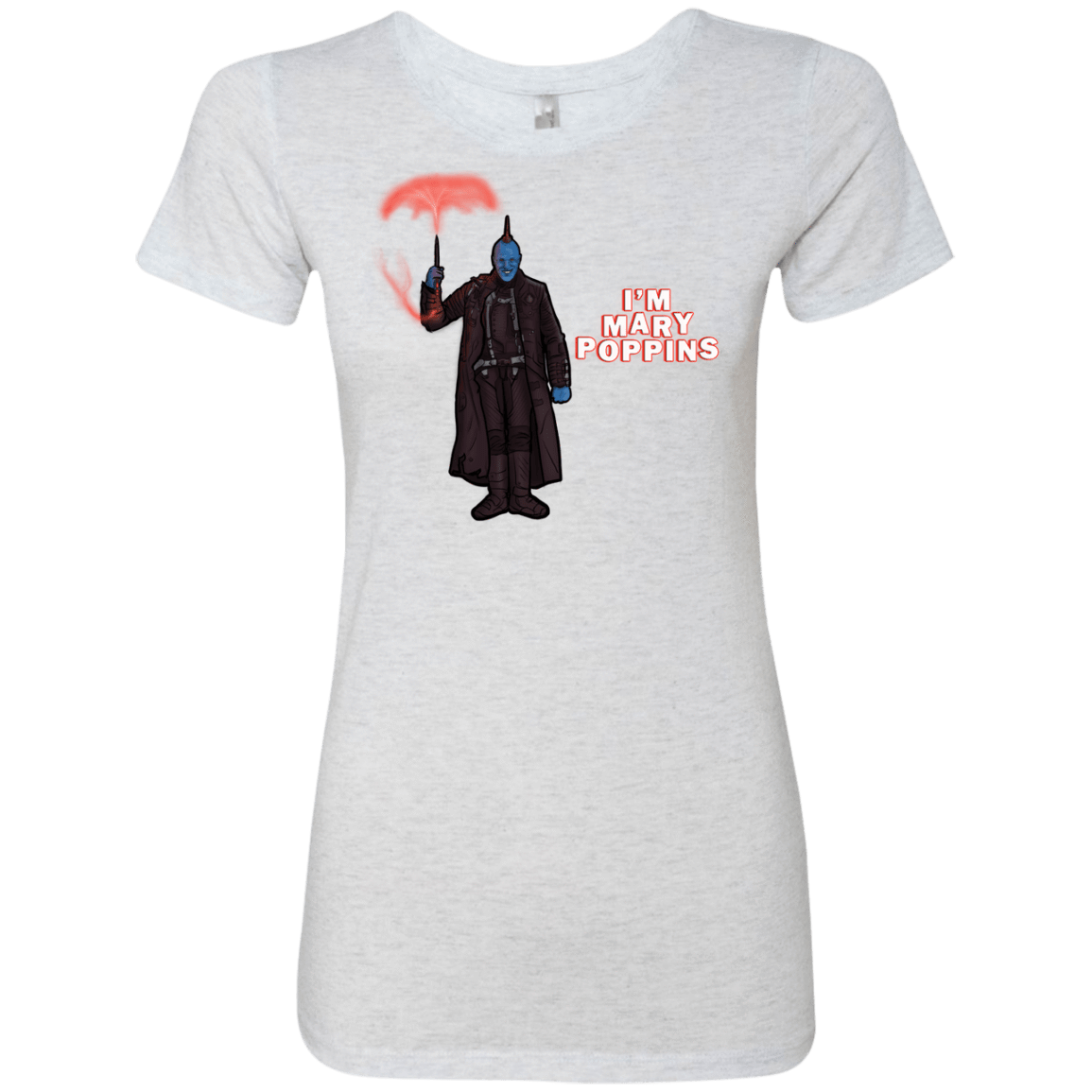 T-Shirts Heather White / S Yondu Poppins Women's Triblend T-Shirt
