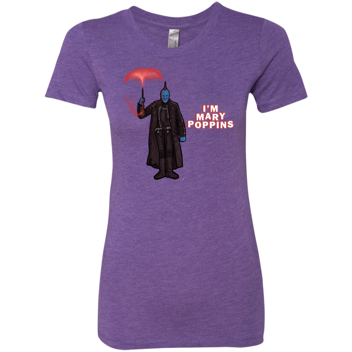 T-Shirts Purple Rush / S Yondu Poppins Women's Triblend T-Shirt