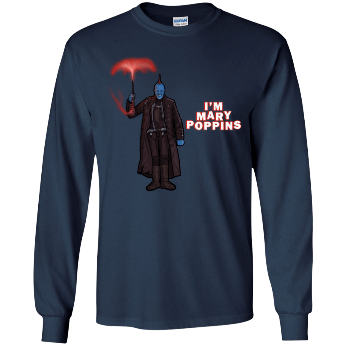 T-Shirts Navy / YS Yondu Poppins Youth Long Sleeve T-Shirt