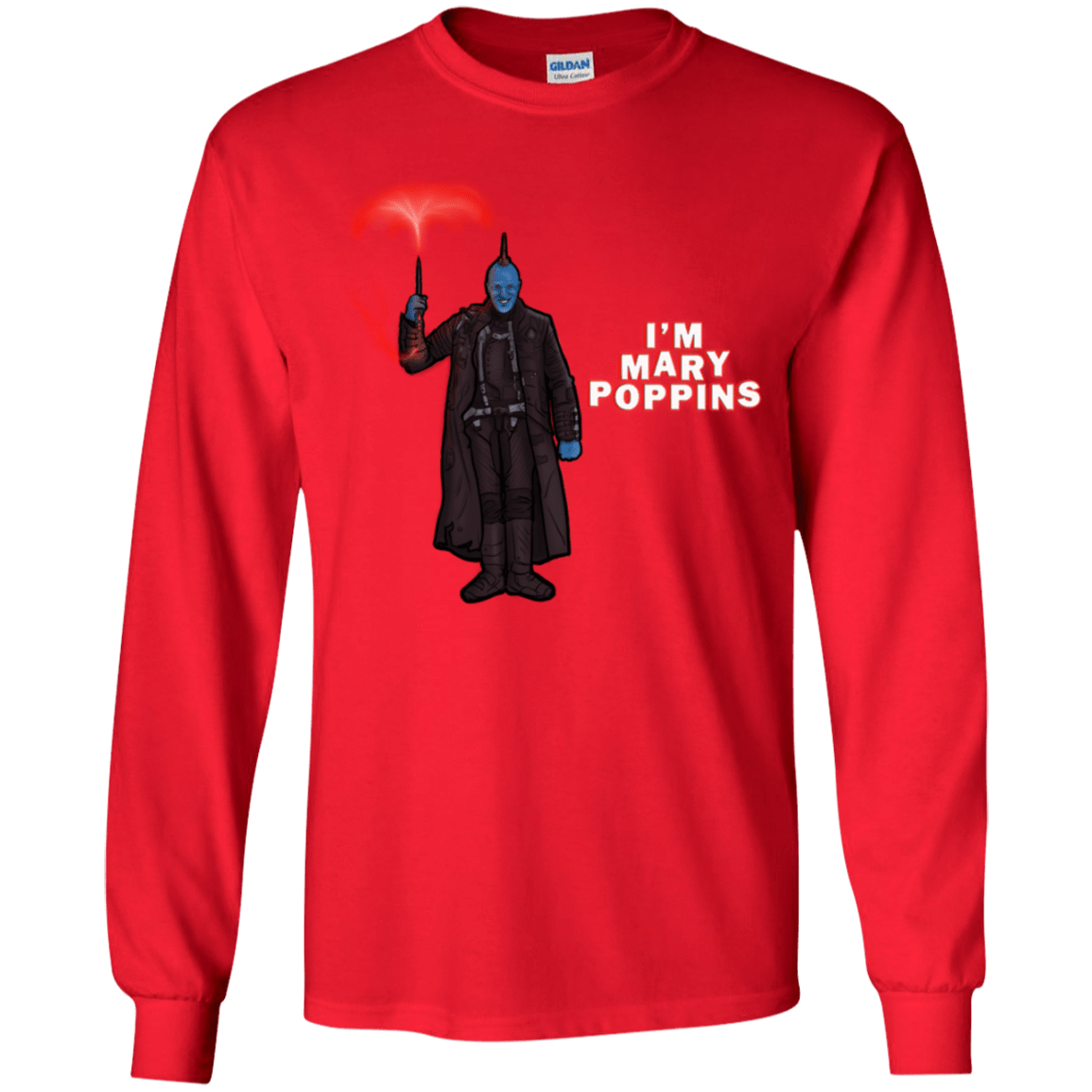 T-Shirts Red / YS Yondu Poppins Youth Long Sleeve T-Shirt