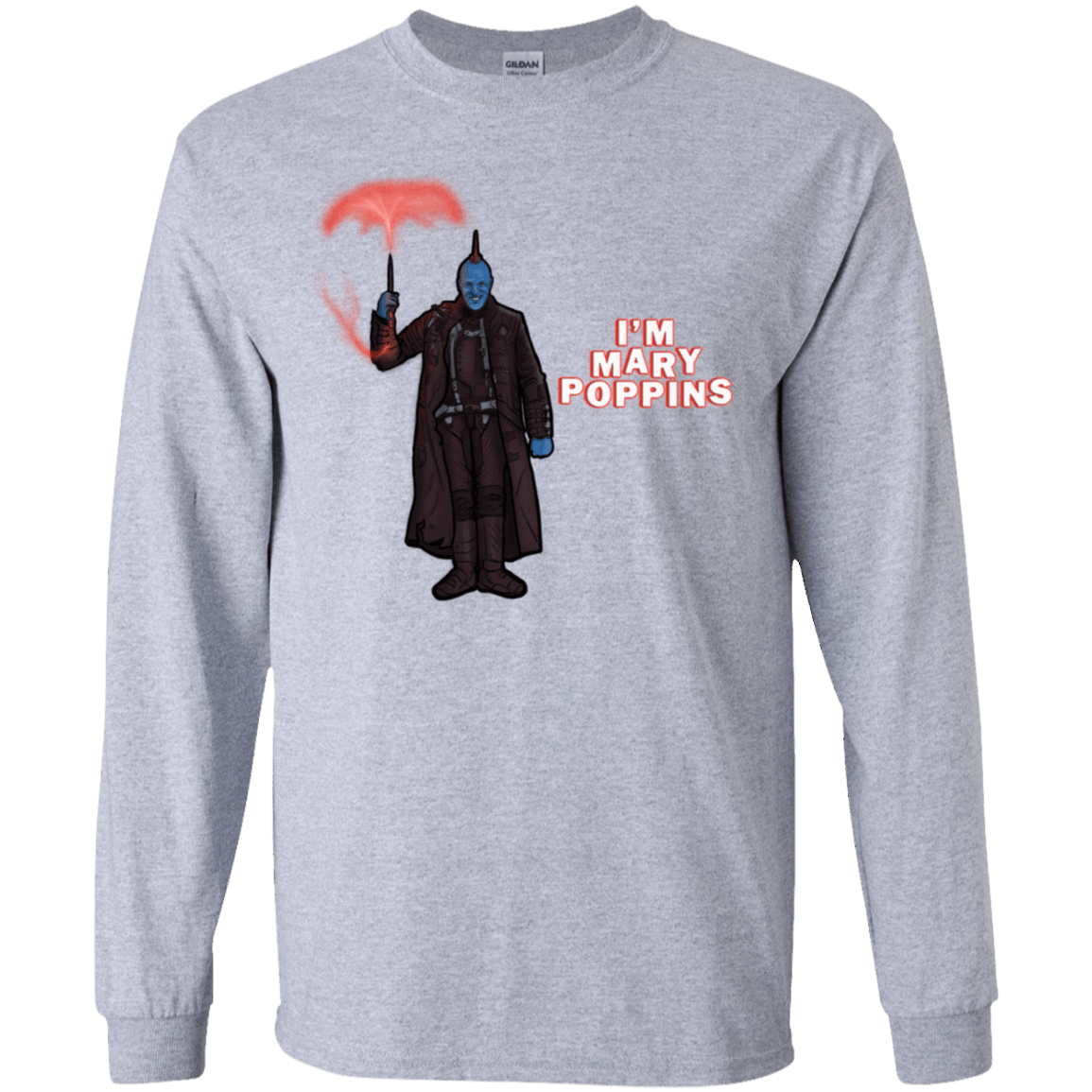 T-Shirts Sport Grey / YS Yondu Poppins Youth Long Sleeve T-Shirt