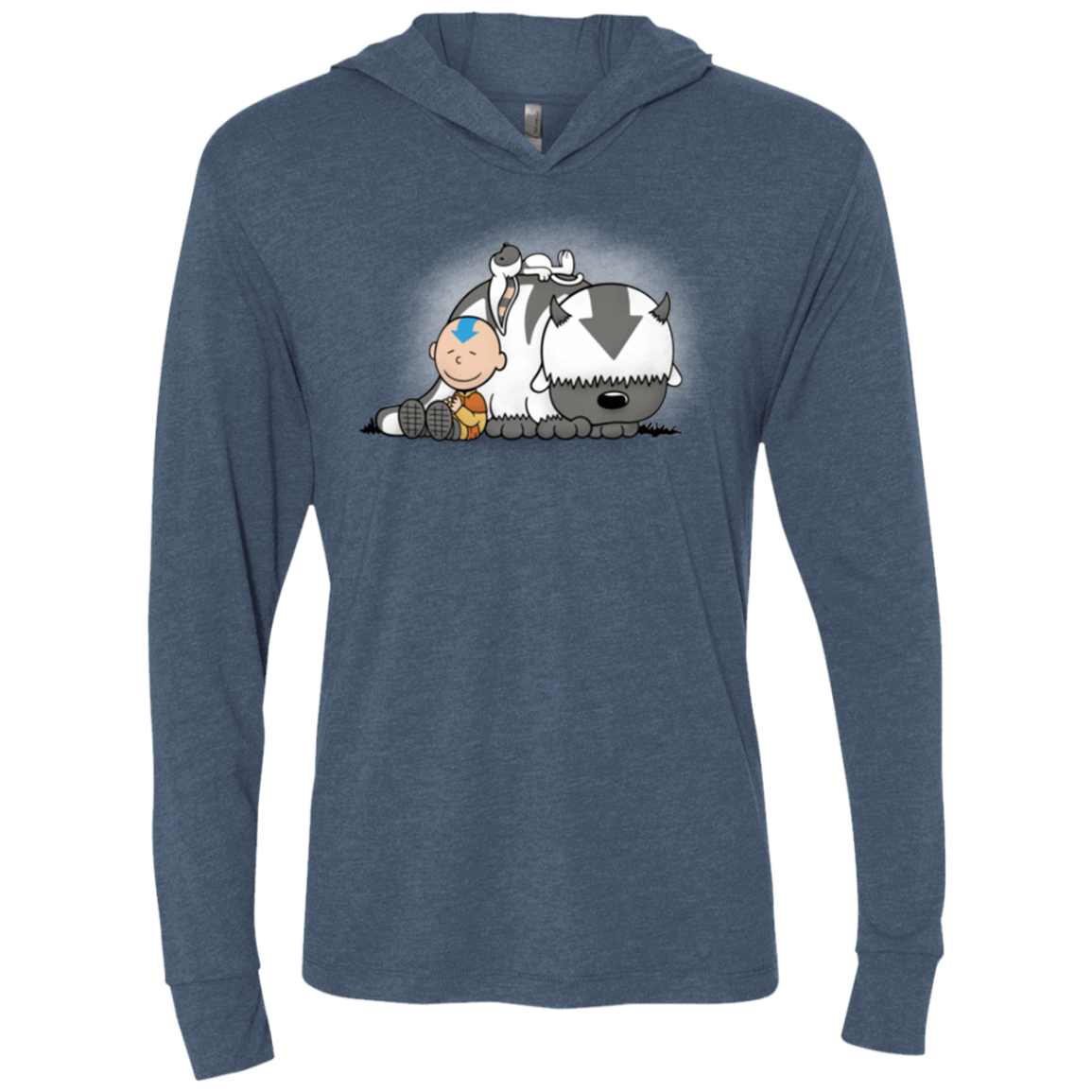 T-Shirts Indigo / X-Small YOU ARROWHEAD Triblend Long Sleeve Hoodie Tee