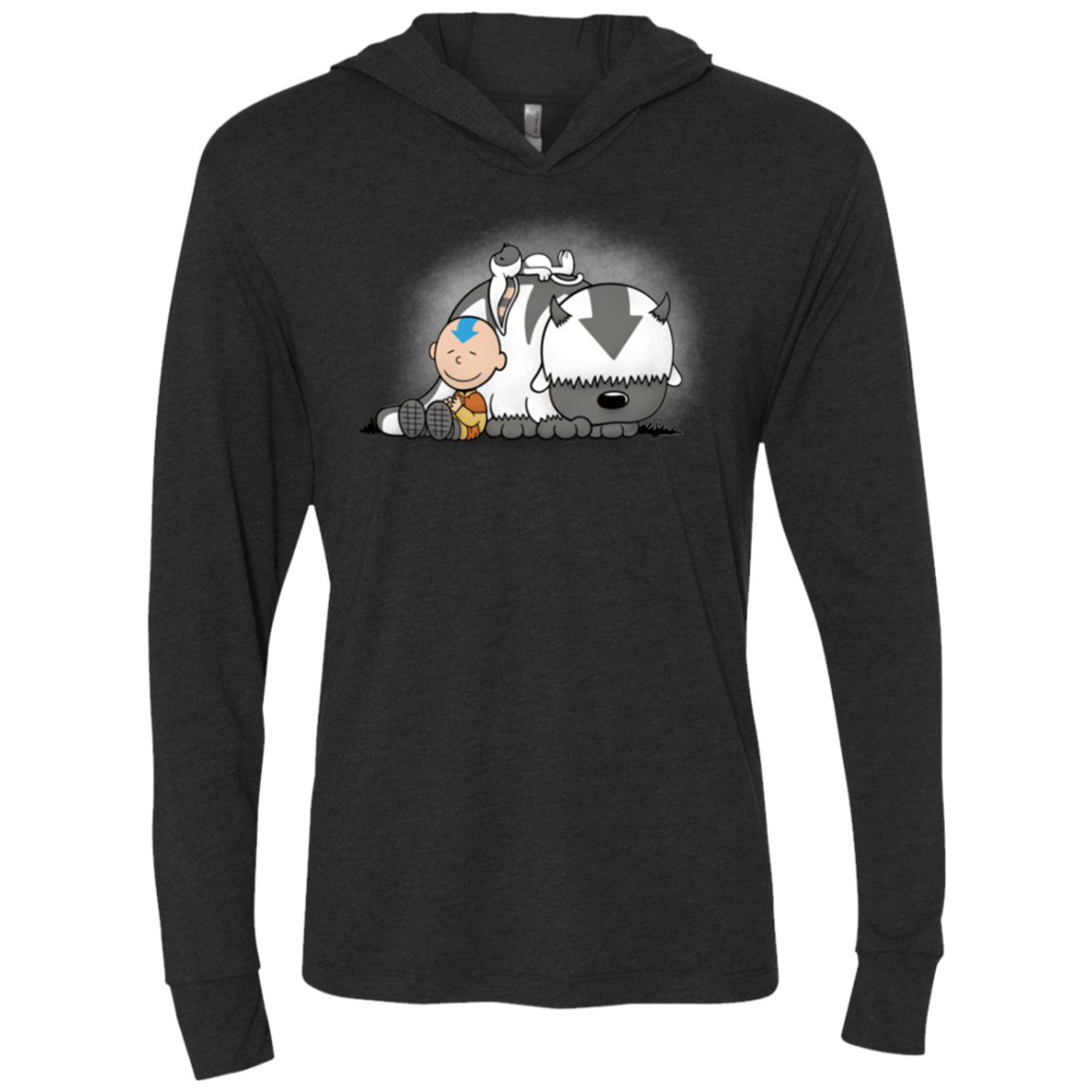 T-Shirts Vintage Black / X-Small YOU ARROWHEAD Triblend Long Sleeve Hoodie Tee