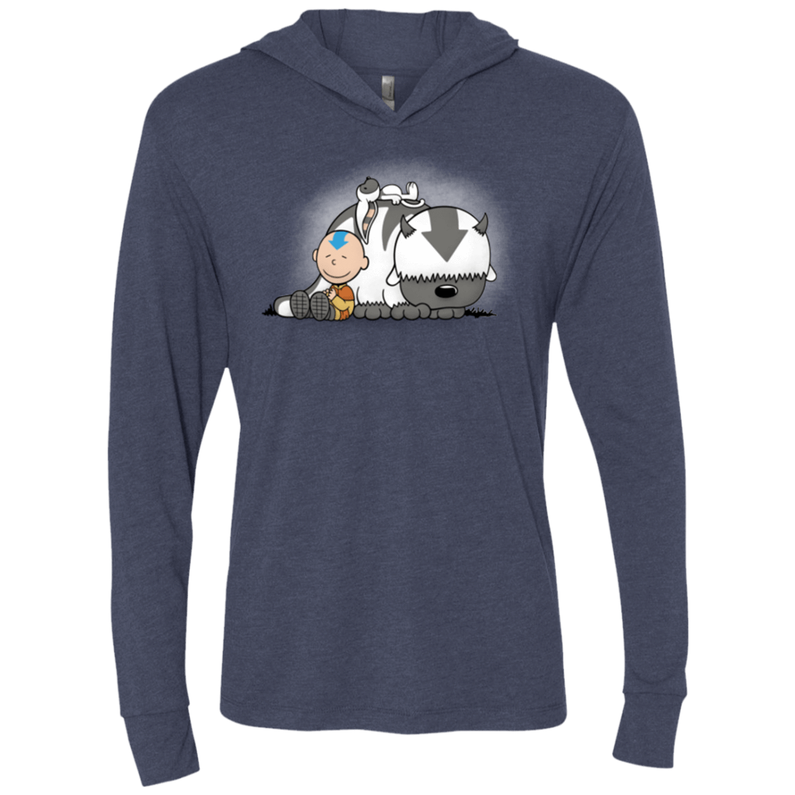 T-Shirts Vintage Navy / X-Small YOU ARROWHEAD Triblend Long Sleeve Hoodie Tee