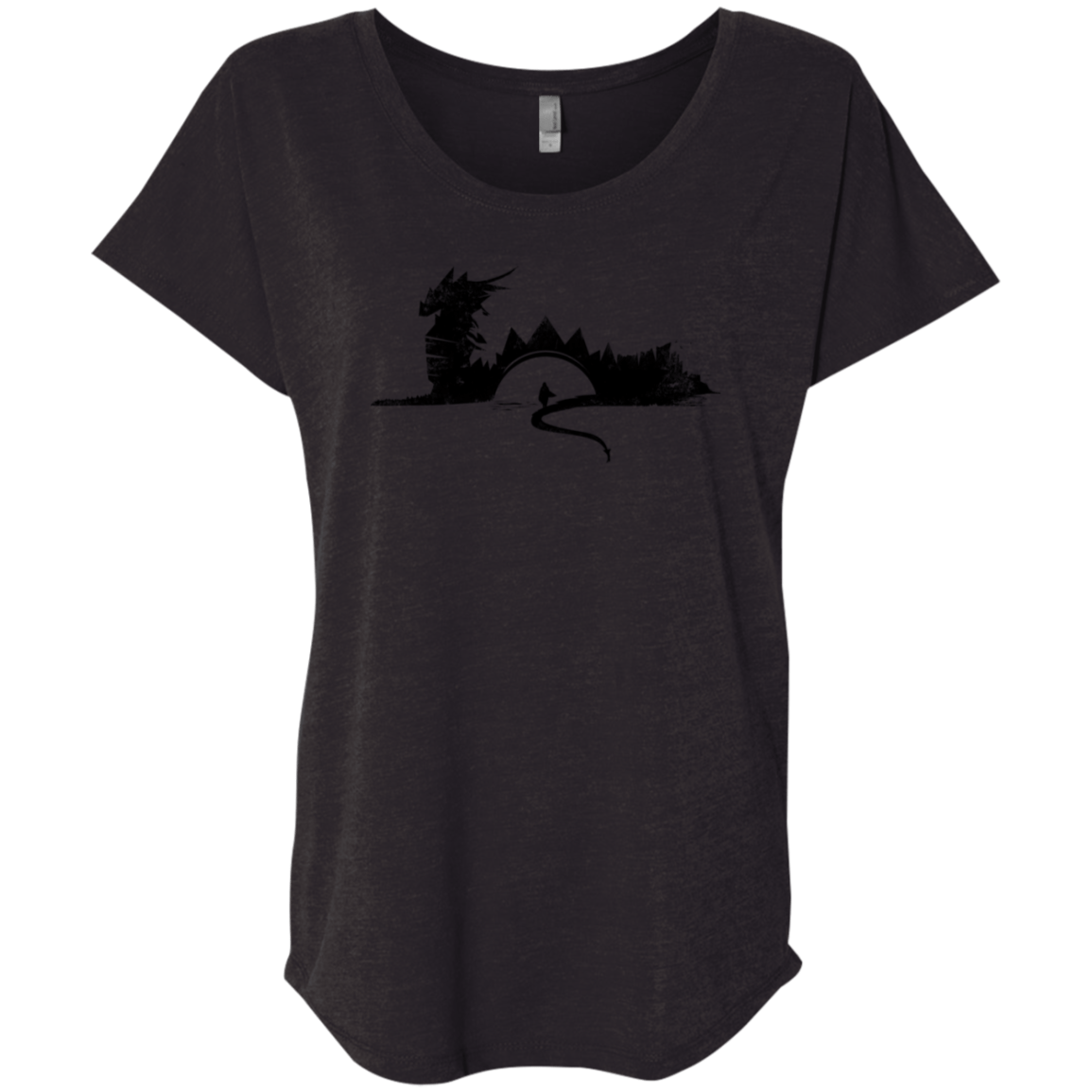 T-Shirts Vintage Black / X-Small You Know Nuthin Triblend Dolman Sleeve