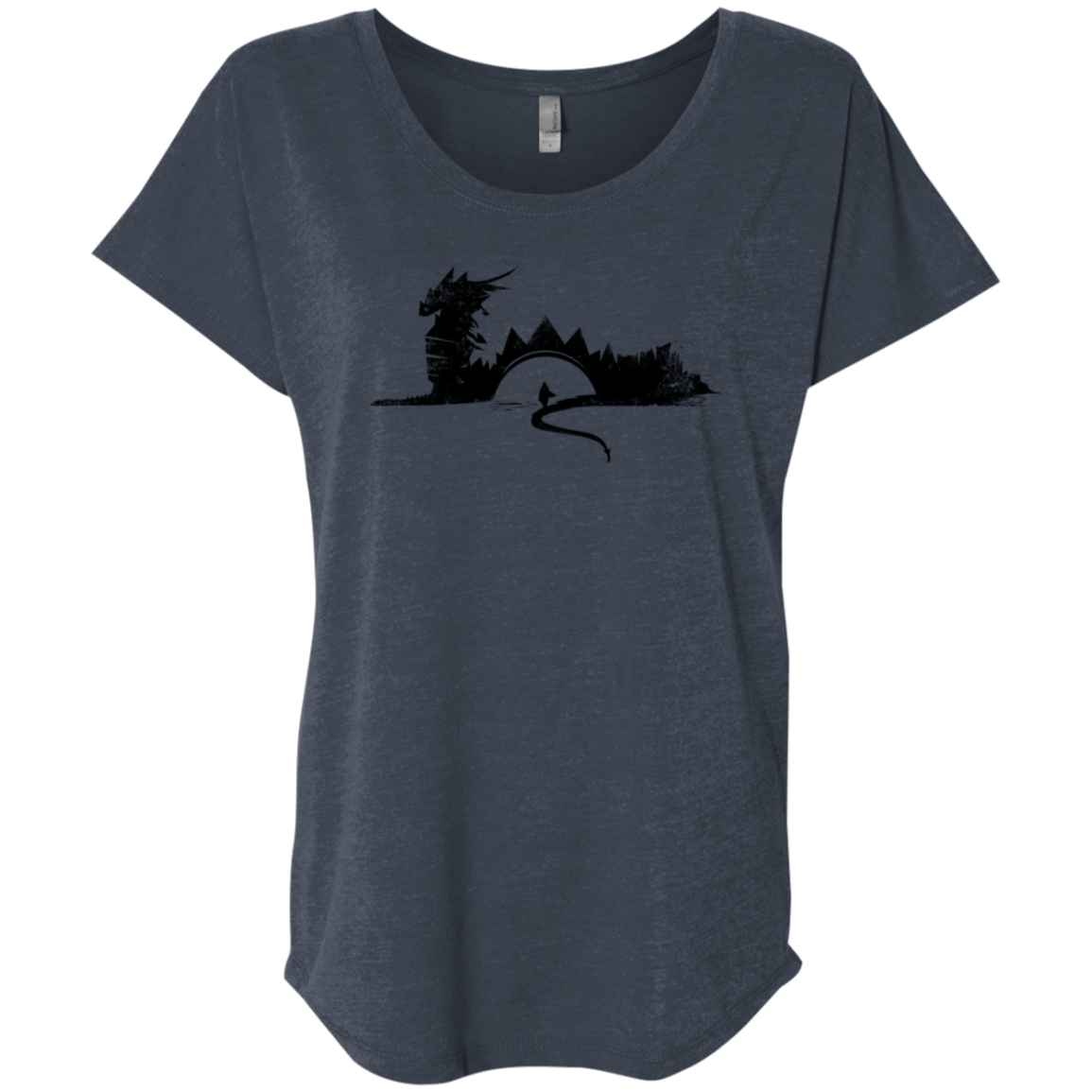 T-Shirts Vintage Navy / X-Small You Know Nuthin Triblend Dolman Sleeve