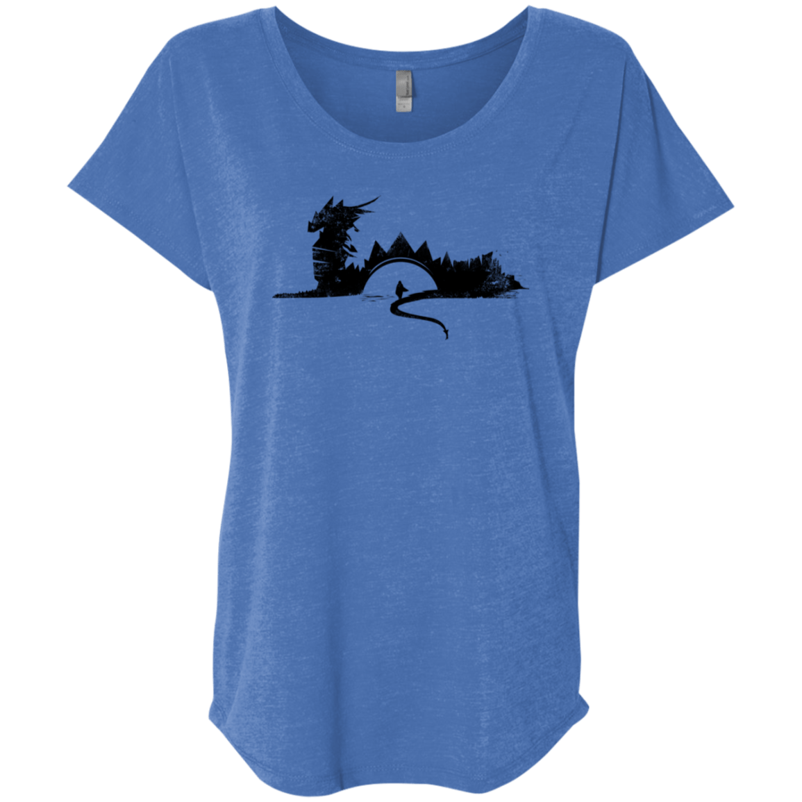 T-Shirts Vintage Royal / X-Small You Know Nuthin Triblend Dolman Sleeve