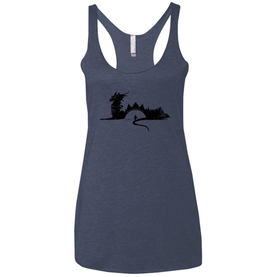 T-Shirts Vintage Navy / X-Small You Know Nuthin Women's Triblend Racerback Tank