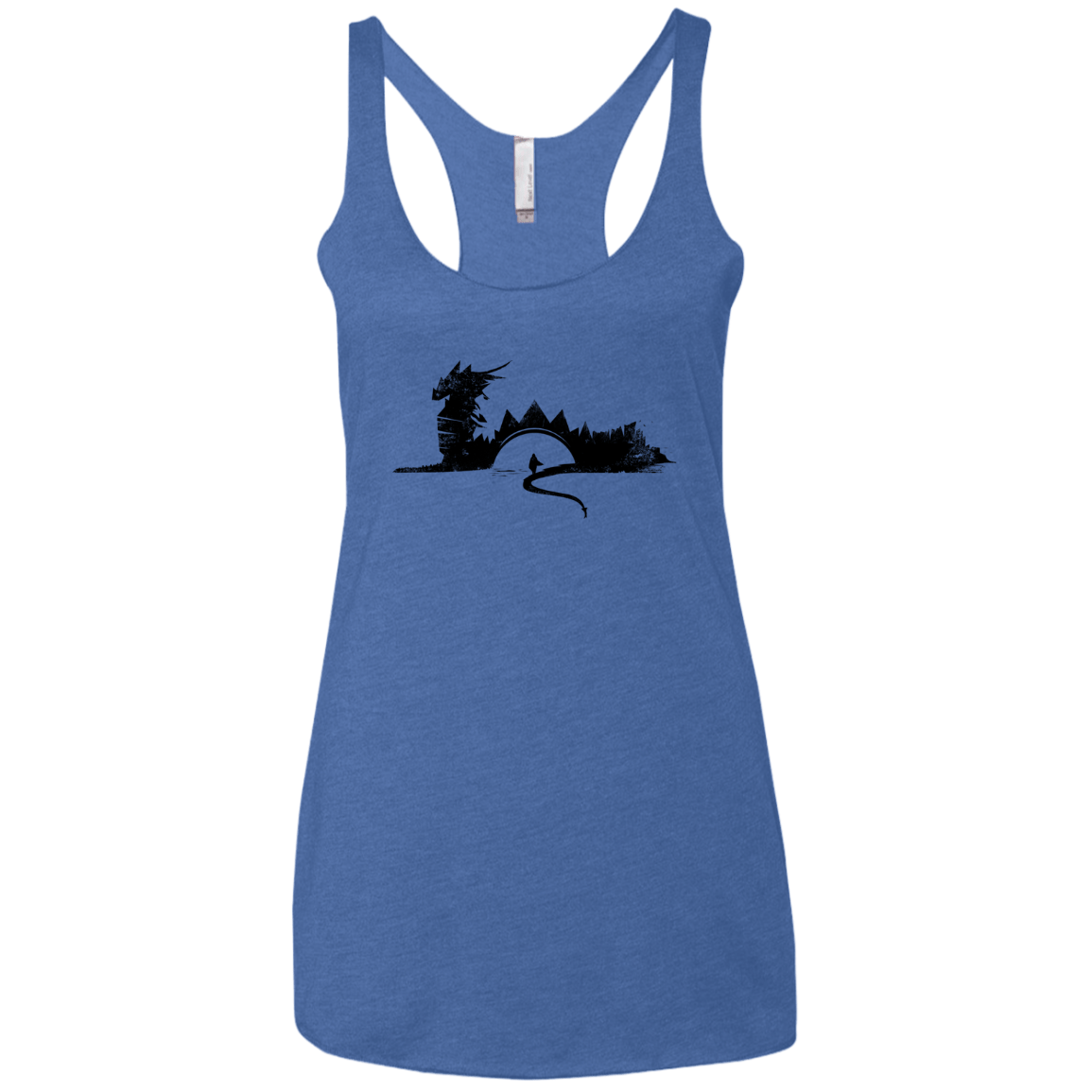 T-Shirts Vintage Royal / X-Small You Know Nuthin Women's Triblend Racerback Tank