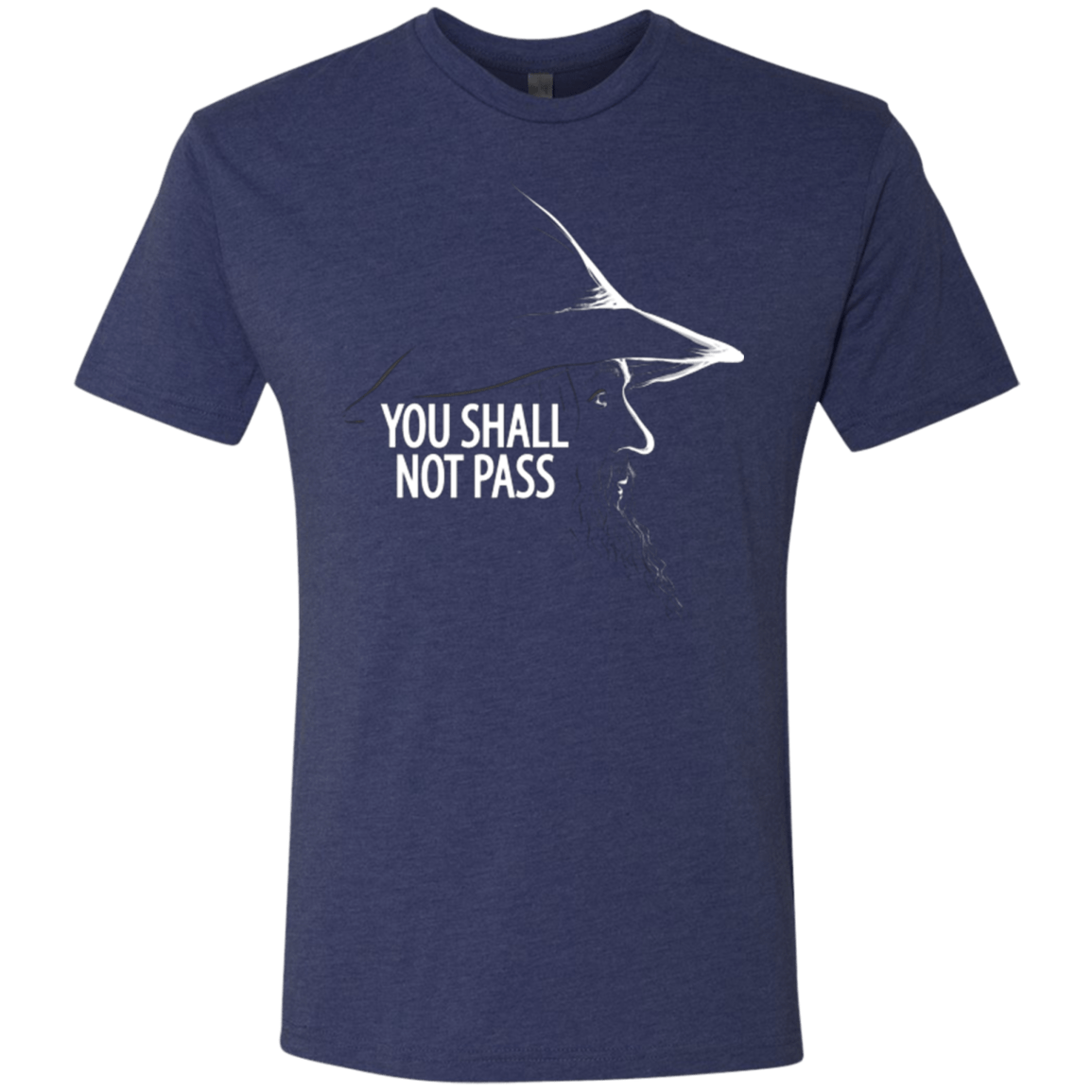 T-Shirts Vintage Navy / Small YOU SHALL NOT PASS (2) Men's Triblend T-Shirt