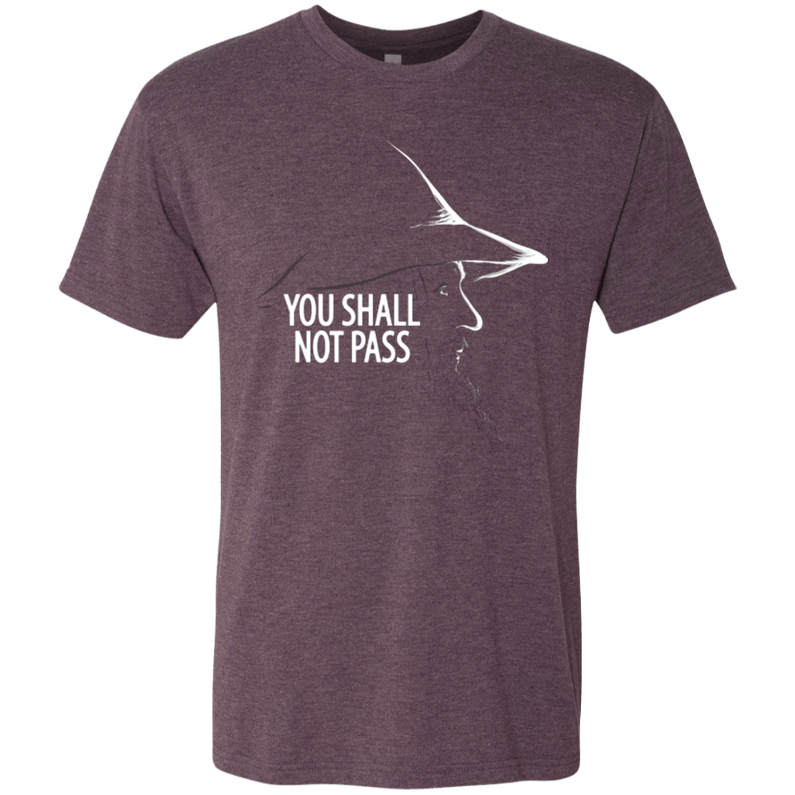 T-Shirts Vintage Purple / Small YOU SHALL NOT PASS (2) Men's Triblend T-Shirt