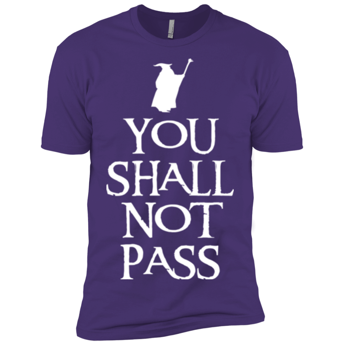 T-Shirts Purple / X-Small You shall not pass Men's Premium T-Shirt