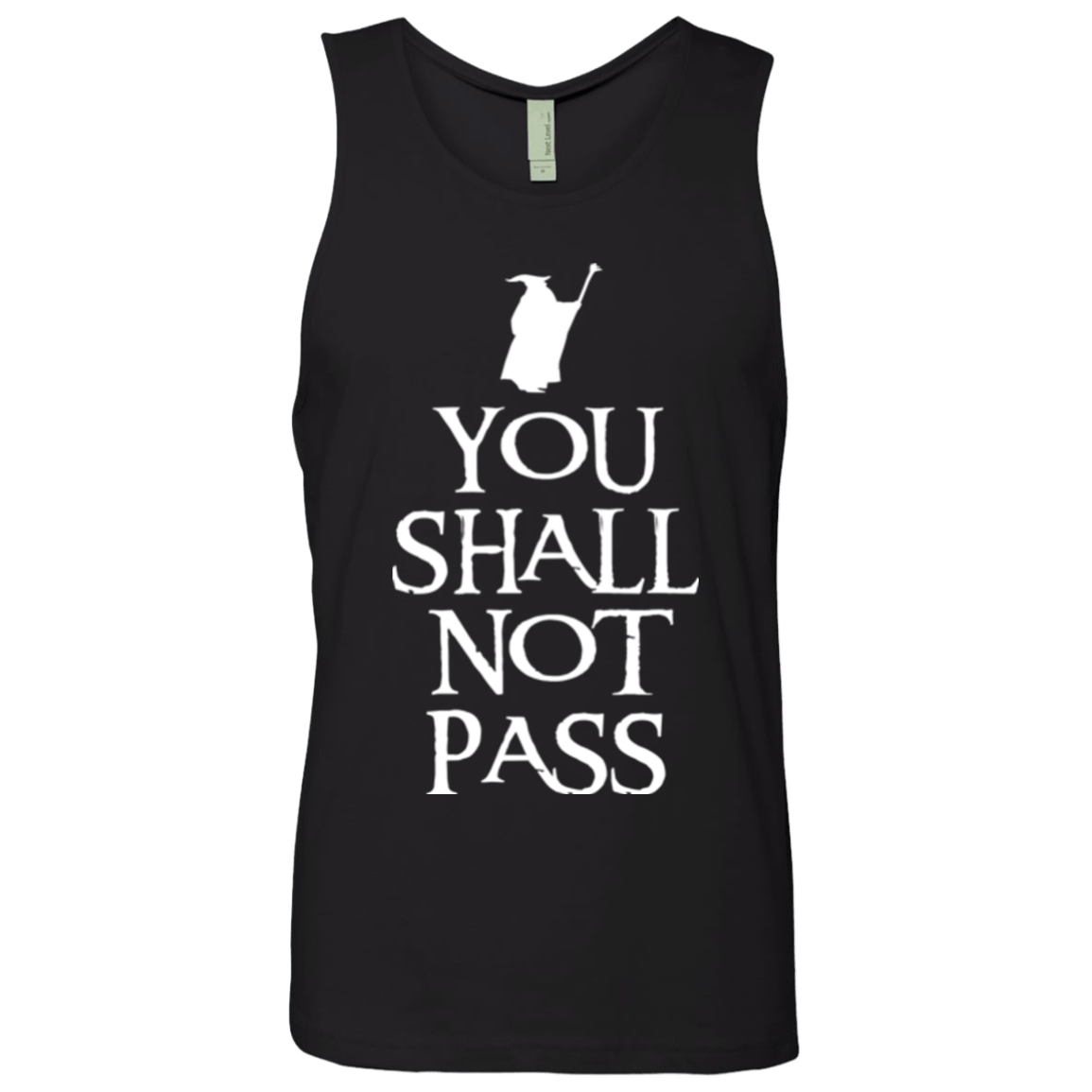 T-Shirts Black / Small You shall not pass Men's Premium Tank Top