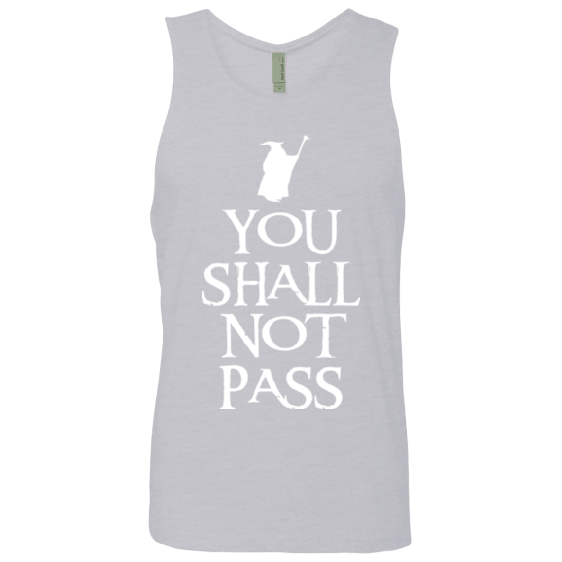 T-Shirts Heather Grey / Small You shall not pass Men's Premium Tank Top