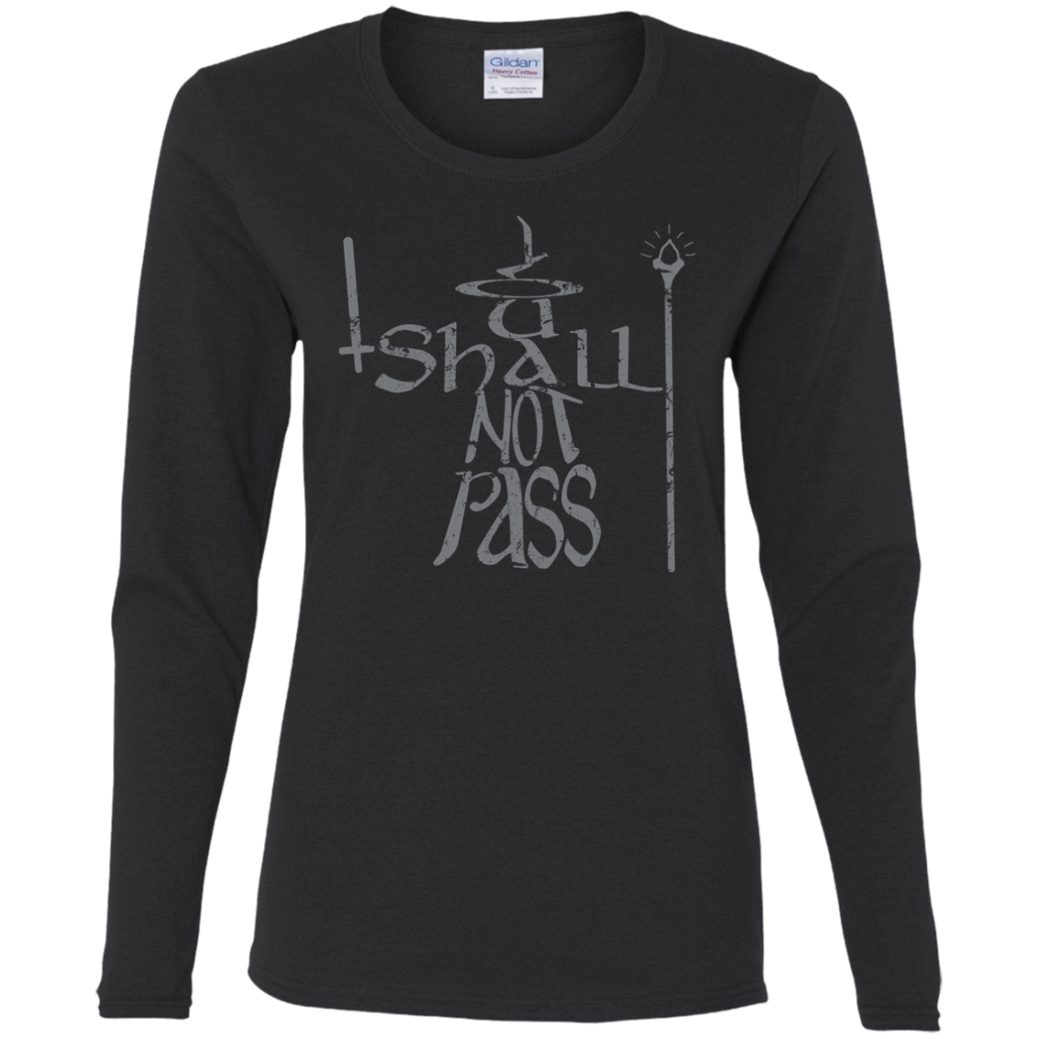 T-Shirts Black / S You Shall Not Pass Women's Long Sleeve T-Shirt