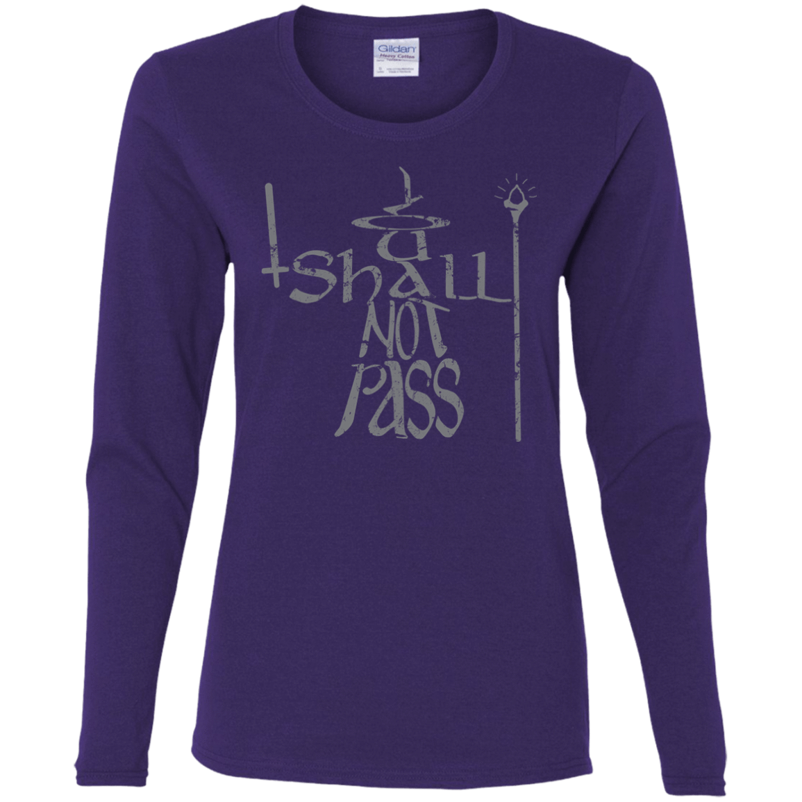 T-Shirts Purple / S You Shall Not Pass Women's Long Sleeve T-Shirt
