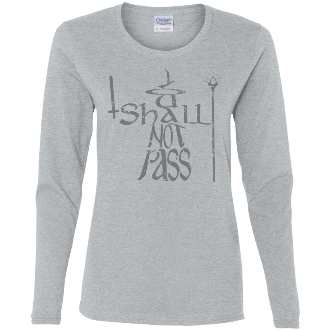 T-Shirts Sport Grey / S You Shall Not Pass Women's Long Sleeve T-Shirt