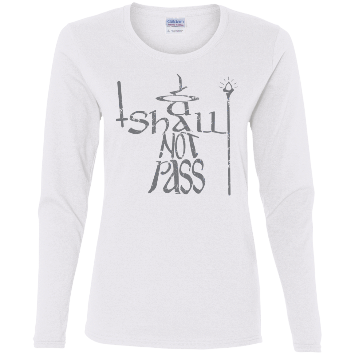 T-Shirts White / S You Shall Not Pass Women's Long Sleeve T-Shirt