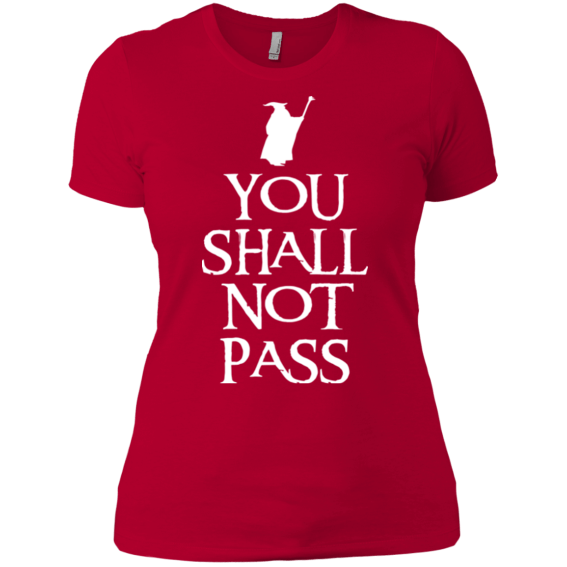 T-Shirts Red / X-Small You shall not pass Women's Premium T-Shirt