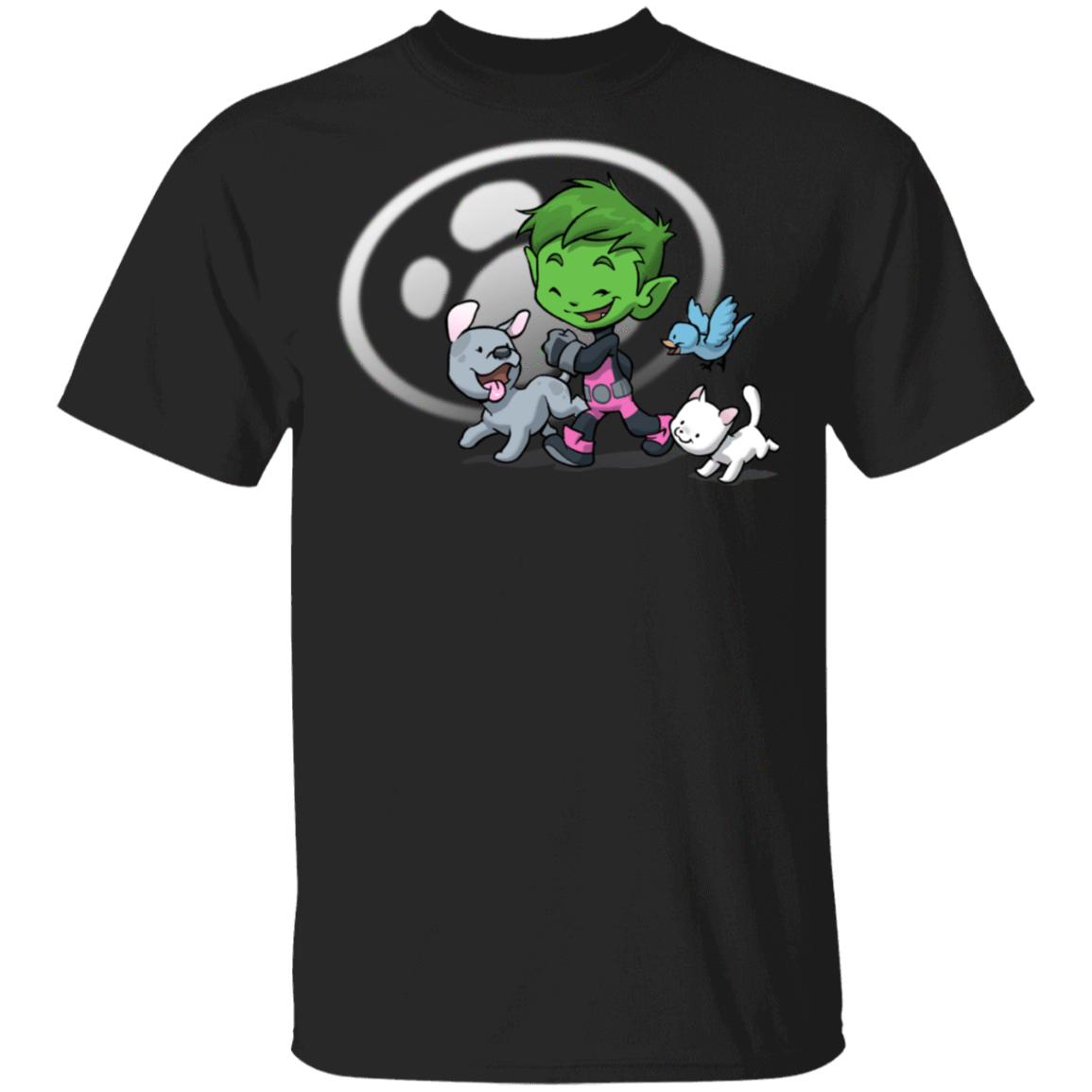 T-Shirts Black / S Young Hero Beast Boy T-Shirt