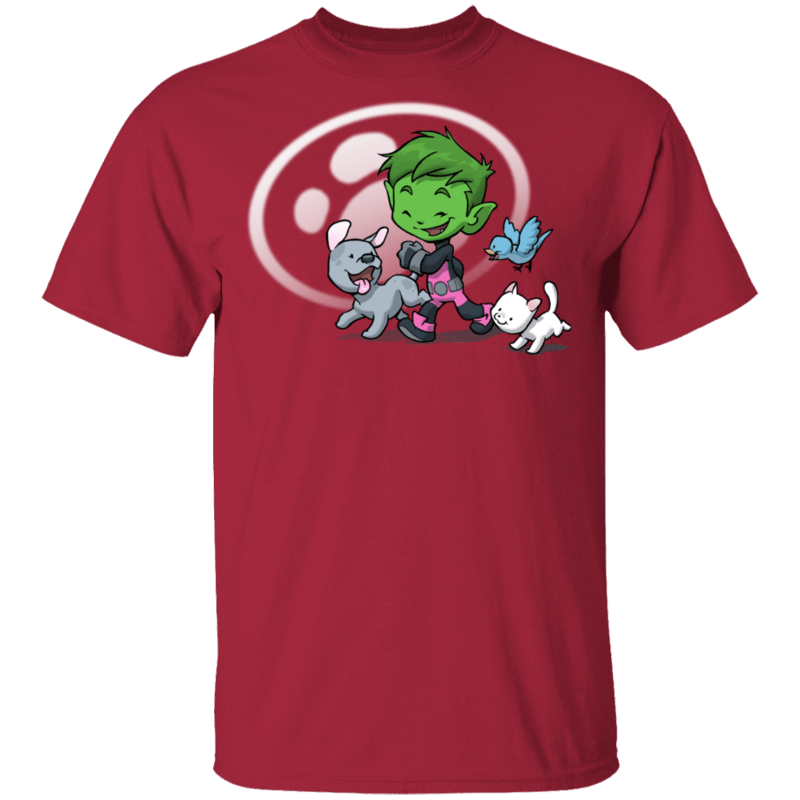 T-Shirts Cardinal / S Young Hero Beast Boy T-Shirt