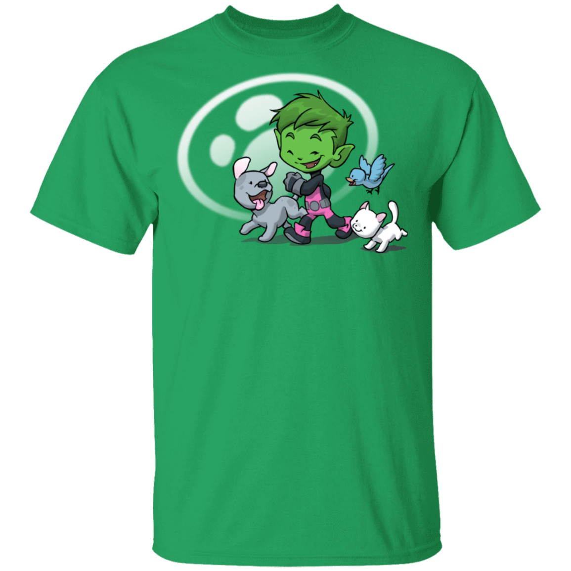 T-Shirts Irish Green / S Young Hero Beast Boy T-Shirt
