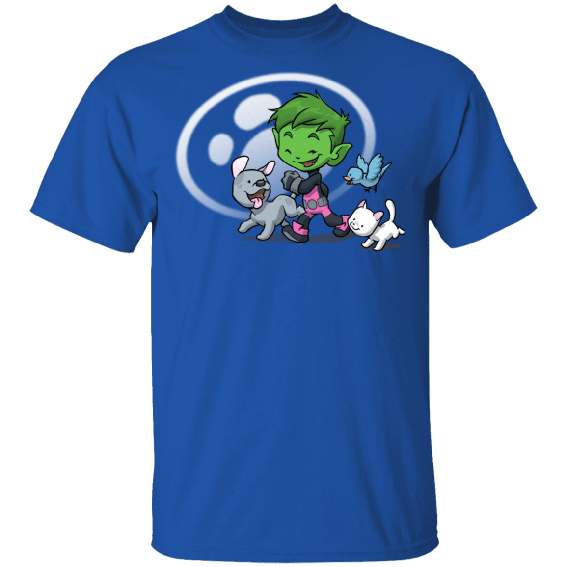 T-Shirts Royal / S Young Hero Beast Boy T-Shirt