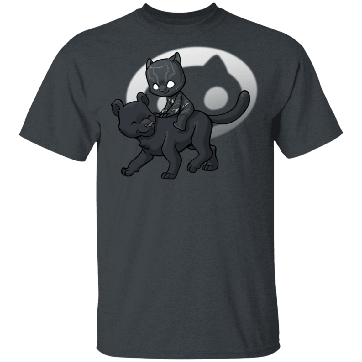 T-Shirts Dark Heather / S Young Hero Black Panther T-Shirt